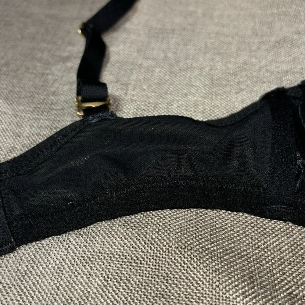 SOMA (2) Lightest Lift Perfect Coverage Black Lace Size 34DD Bundle of 2